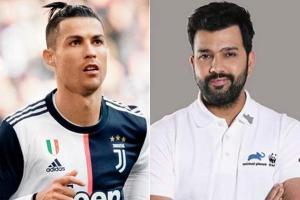 Cristiano Ronaldo is the king, says Rohit Sharma
