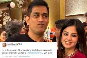Sakshi Dhoni lashes out at MS Dhoni retirement rumours: Get a life!