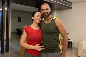 Shikhar Dhawan posts heartwarming photo with wife Aesha