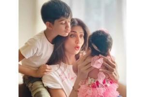 Shilpa Shetty shares adorable picture of son Viaan and daughter Samisha