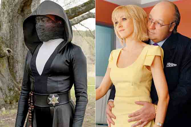 American superhero drama series Watchmen (left) continues the 1987 DC Comics series by the same name; Loudest Voice (right) attempts to trace the origins of the #MeToo campaign 