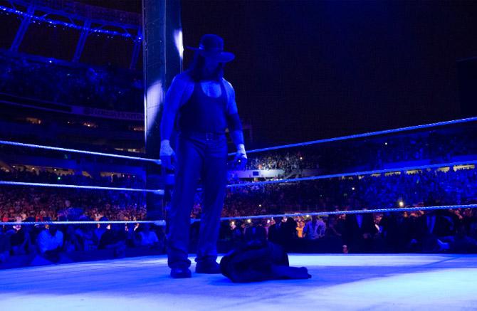 Undertaker post his match at WrestleMania 33