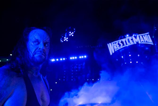 Undertaker post his match at WrestleMania 33