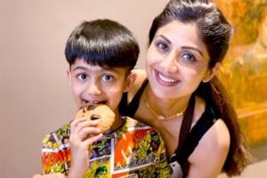 Watch video: Shilpa Shetty Kundra gets back to baking with son Viaan!