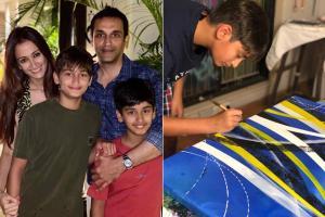 Gayatri Oberoi's 13-year-old son organizes online exhibition for cause