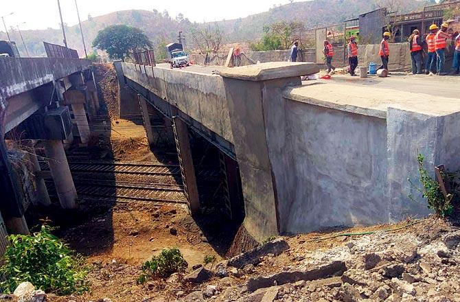 CR fixed the bridge near Umbermali station with the help of National Highway Authority of India (NHAI) in the last four days of April