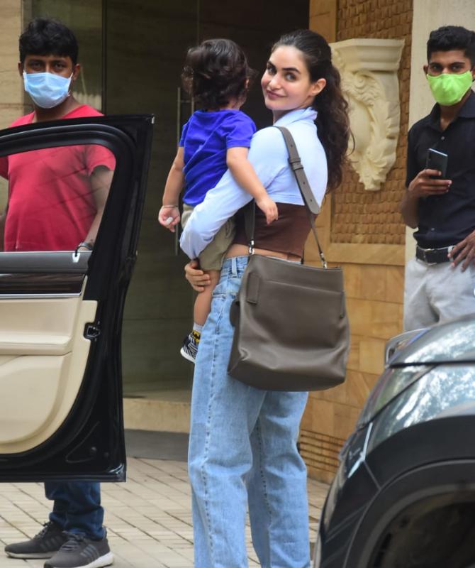 In April last year, Arjun Rampal confirmed that Gabriella Demetriades and he were expecting their first child together. Gabriella gave birth to Arik on July 18, 2019. Arjun Rampal shared the first pictures of his son Arik with the world on the boy's first birthday. The actor celebrated his little one's first birthday with his model girlfriend Gabriella Demetriades by introducing him to the virtual world.