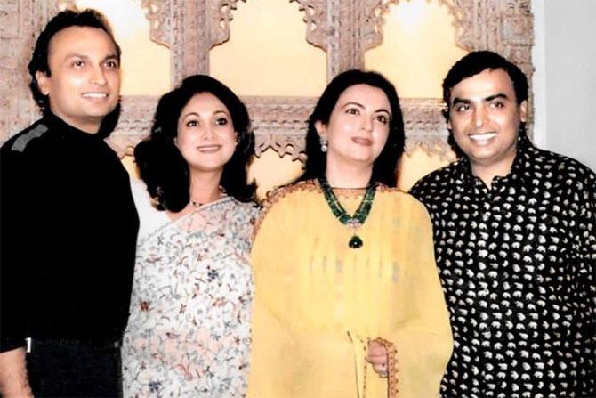 Tina Ambani also shared a throwback picture of herself, Nita, Mukesh and Anil Ambani as she wished a blessed year full of happiness, peace and new adventures to Nita Ambani on her special day.