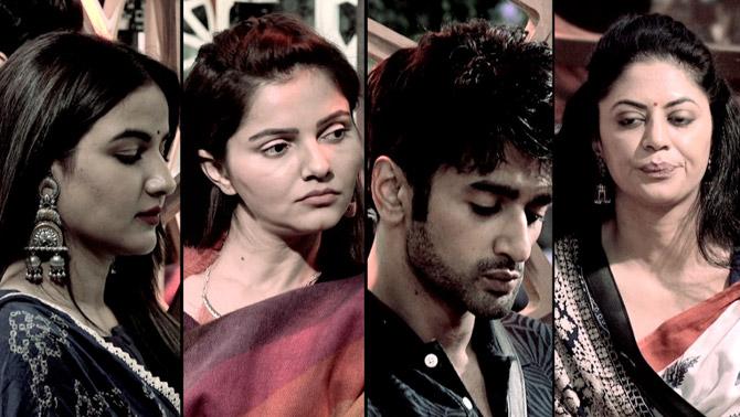 If the housemates thought that the worst was over after the clash between themselves and Eijaz, they were sorely mistaken. Bigg Boss decided to shake things up further when he revealed to the housemates that this time, there will be a 'Double Eviction' in the Bigg Boss house! Two contestants in the Red Zone - Nishant Singh Malkhani, Kavita Kaushik, Jasmin Bhasin, and Rubina Dilak – got nominated! Along with the audience poll, the housemates in the Green Zone were also empowered to decide who among the four will be evicted.