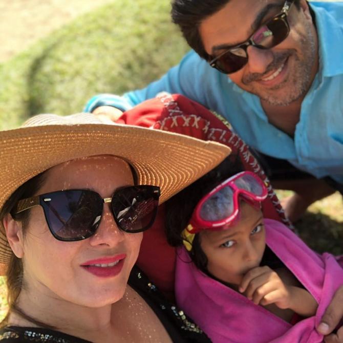 Two years after their marriage, in September 2013, Neelam Kothari and Samir Soni adopted a baby girl, whom they named Ahana
