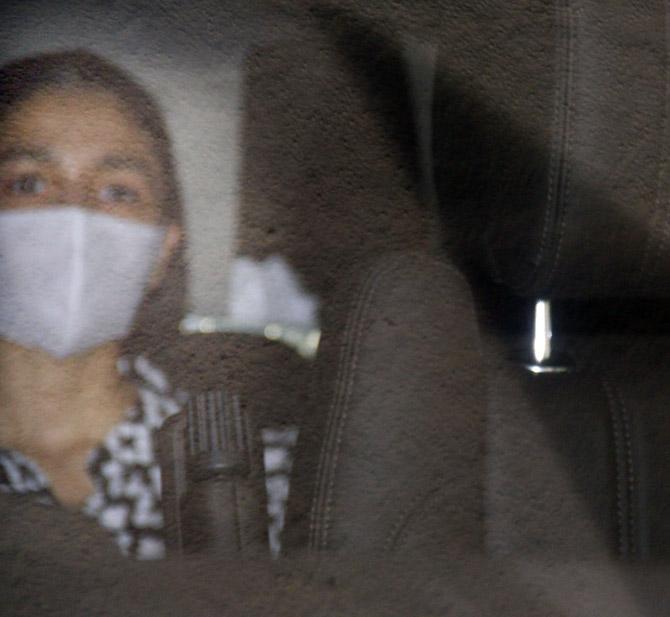 Alia Bhatt was spotted along with Ranbir Kapoor in Bandra, Mumbai. On the work front, Alia will be next seen opposite Ranbir Kapoor in Ayan Mukerji's Brahamastra. All pictures/Yogen Shah