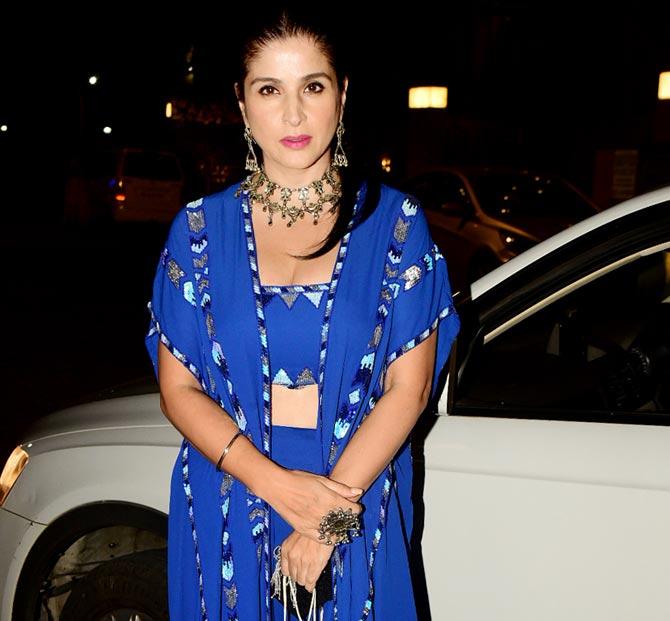 Maheep Kapoor also attended Bunty Sajdeh's Diwali party at his home in Bandra.