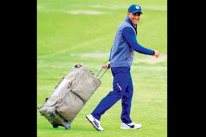 MS Dhoni packed his bags neatly from international cricket