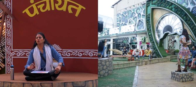 Next, Bigg Boss announced another exciting task for the housemates to claim the captaincy. Rubina and Jasmin had to pose as sisters and demand for their share in the property. The house got divided into two families and the two needed to keep their claim about which part of the house belongs to them. The final decision about who can rightfully claim which section of the house rested with Kavita who presided over the panchayat as the Mukhiya.