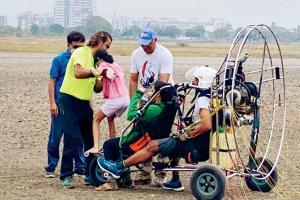Activist alleges firm conducting 'illegal' paramotoring on salt pan