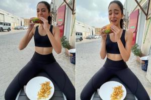 Ananya Panday gets emotional on being 'reunited' with 'burger' in Dubai