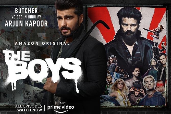 Arjun Kapoor in The Boys poster