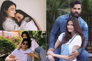 These photos show that b'day girl Athiya Shetty is close to her family