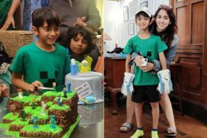 Azad rings in b'day with sister Ira Khan and a minecraft-themed party