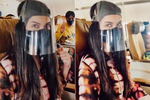 Diana Penty posts pictures of flying in the time of Covid