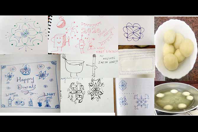 Publicity firm MSL organised a Diwali doodle-making workshop as part of its three-day celebrations, which included online tambola and a rasgulla cooking session with a colleague and her mother