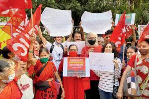 Green groups, anti-maskers in support of farmers' stir