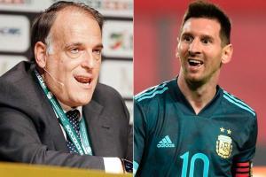 'Not worried about Manchester City trying to buy Lionel Messi'