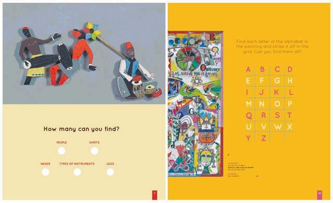 The interactive book is meant for children between four and seven years of age. Pics courtesy/Artist