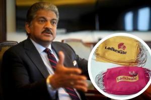 This time it's quirky masks that caught Anand Mahindra's attention