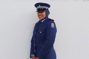 Constable Zeena Ali. Pic/Instagram NewZealandPolice