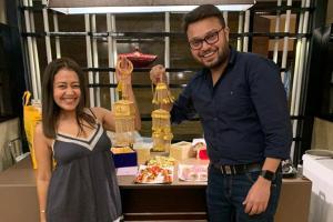 Neha Kakkar added magic to her wedding look with churas and kaleeras