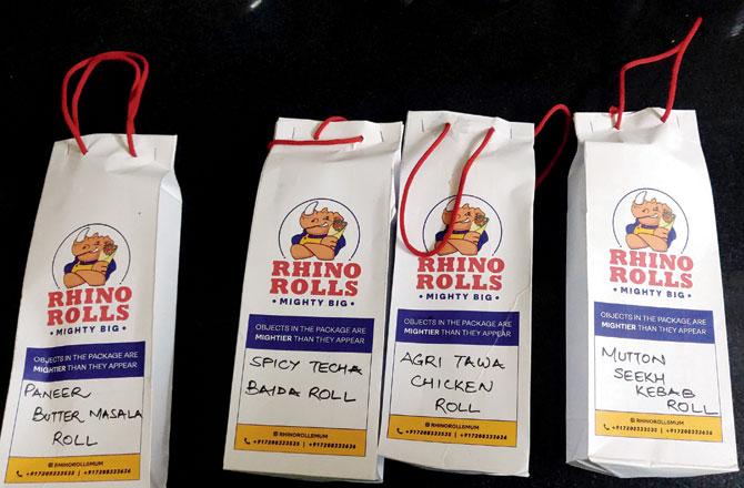 Rolls come in individual packets