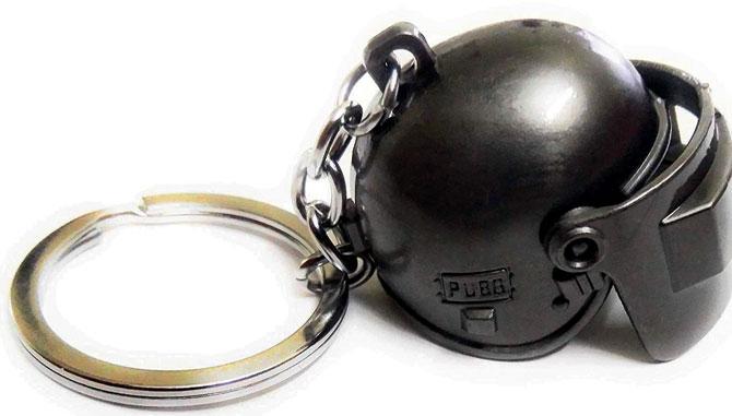 MK PubG helmet keychain