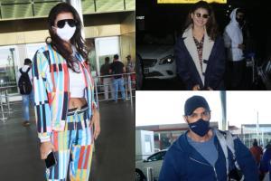 John, Urvashi, Siddharth, Lakshmi Manchu clicked at Mumbai Airport