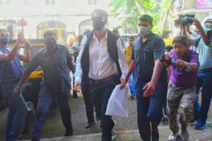 Arjun Rampal at NCB office in Mumbai for questioning in drugs case