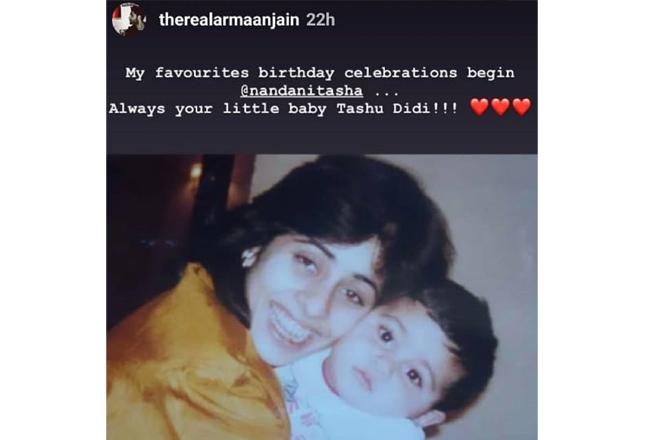 Armaan with Nitasha