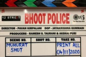 Camera Rolling and Action - Bhoot Police shoot begins