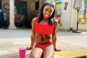 Simone Biles: I eat what I feel good with and try not to stuff myself