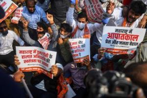 BJP protests, Maharashtra government defends Arnab Goswami's arrest