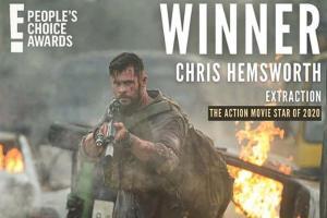 AGBO congratulates Chris Hemsworth on winning Action Movie star 2020 at