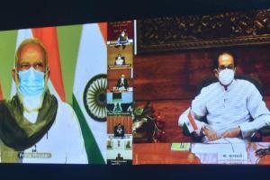 Uddhav requests PM Modi to instruct politicians not to hold protests