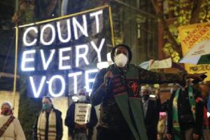 US Election 2020: Protests reported across USA as voters await results