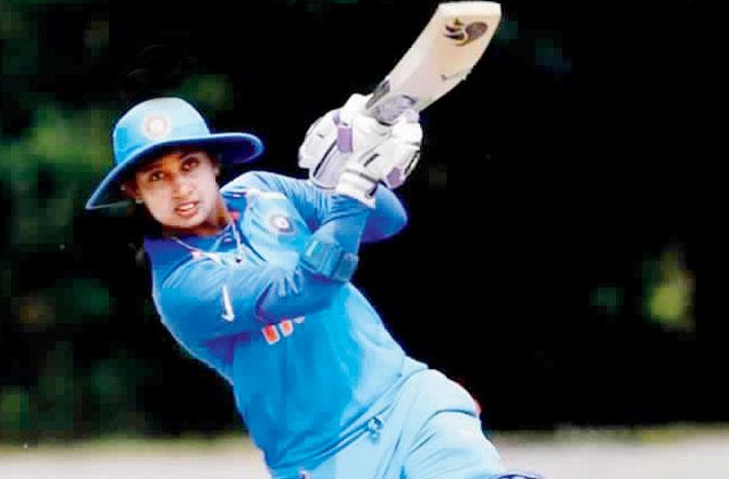 Mithali Raj in action. Pic/BCCI