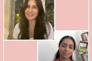 Katrina Kaif gets up, close and personal with Lilly Singh