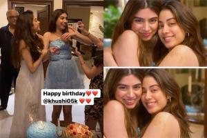 Janhvi Kapoor celebrates Khushi Kapoor's birthday with loads of hugs