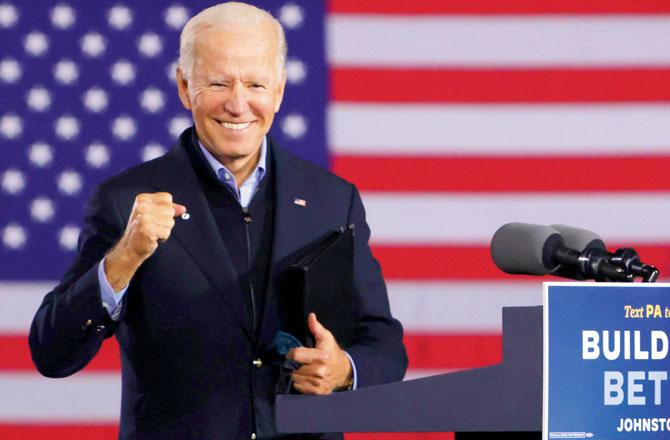 Joe Biden was declared US President elect last week. Pic/Getty Images