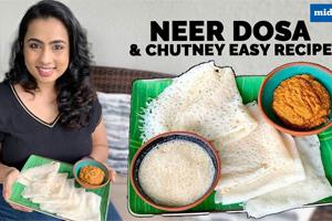 Neer Dosa and Chutney Easy Recipe