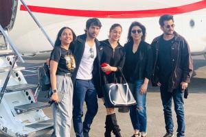 Neetu Kapoor flies off for film shoot with Anil, Varun, Kiara; see post