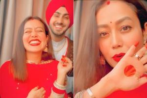 Neha Kakkar celebrates her first Karva Chauth with a song for husband
