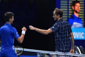 Daniil Medvedev beats Novak Djokovic to reach semis at ATP Finals
